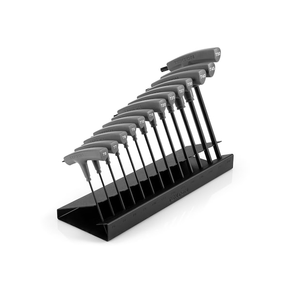 Star T-Handle Key Set with Stand, 13-Piece (T6-T50)